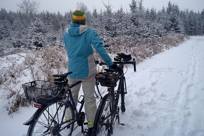 Radeln im Winter Radeln im Winter