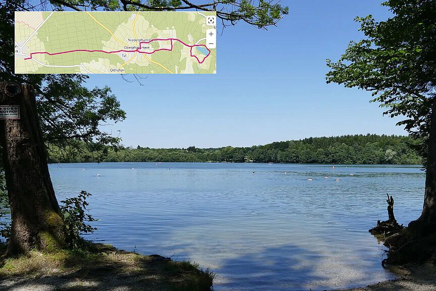 Blick auf den Steinsee Blick auf den Steinsee